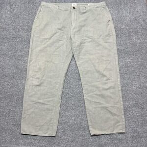 Flint And Tinder Pants Mens 42 Green Chino Straight Leg Casual